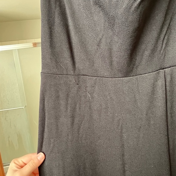 Birdy Grey Ash Crepe Dress Size Small Black - Picture 3 of 4